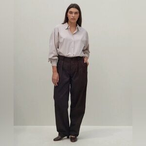 JESSE KAMM THE TROUSER PANT IN BLACK SIZE 8